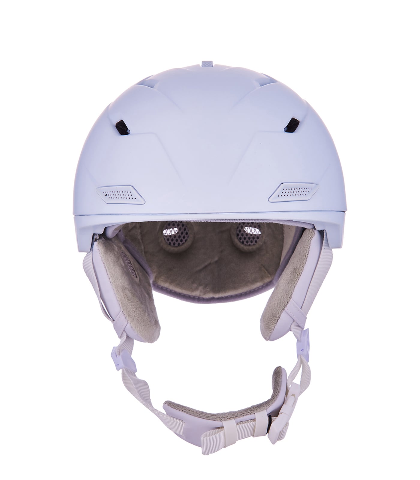 Viva Double ski helmet, white matt/magenta flowers