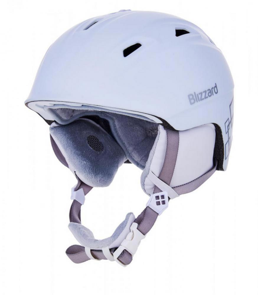 Viva Demon ski helmet, white matt/silver squares
