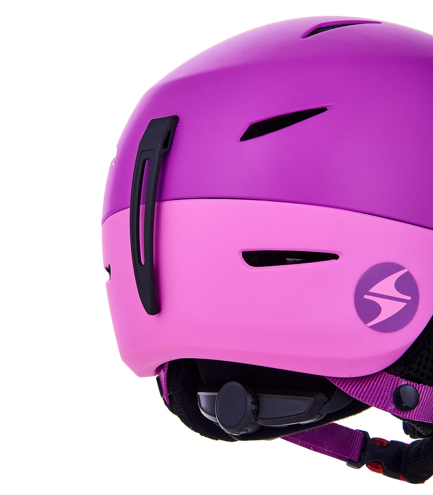 Speed ski helmet junior, violet matt/pink matt