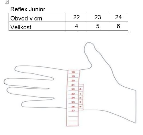Reflex junior ski gloves, black/green