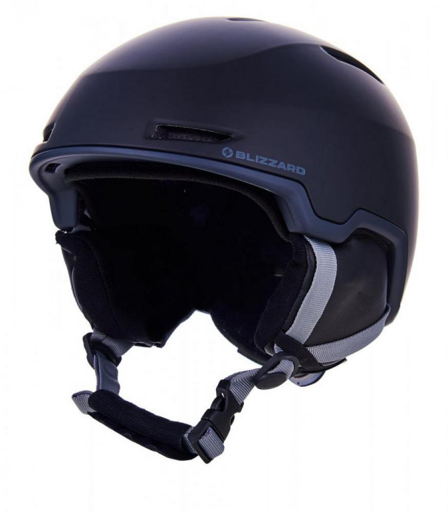Viper ski helmet, black matt/grey matt