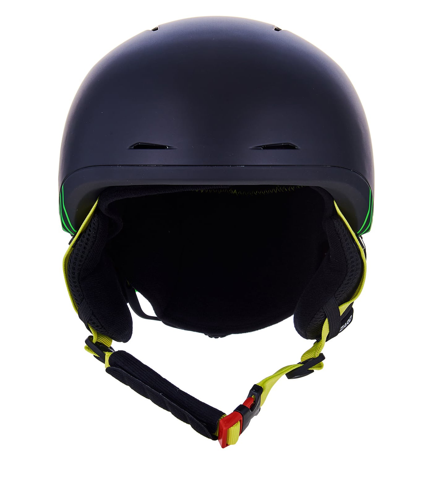 Speed ski helmet, black matt/green matt