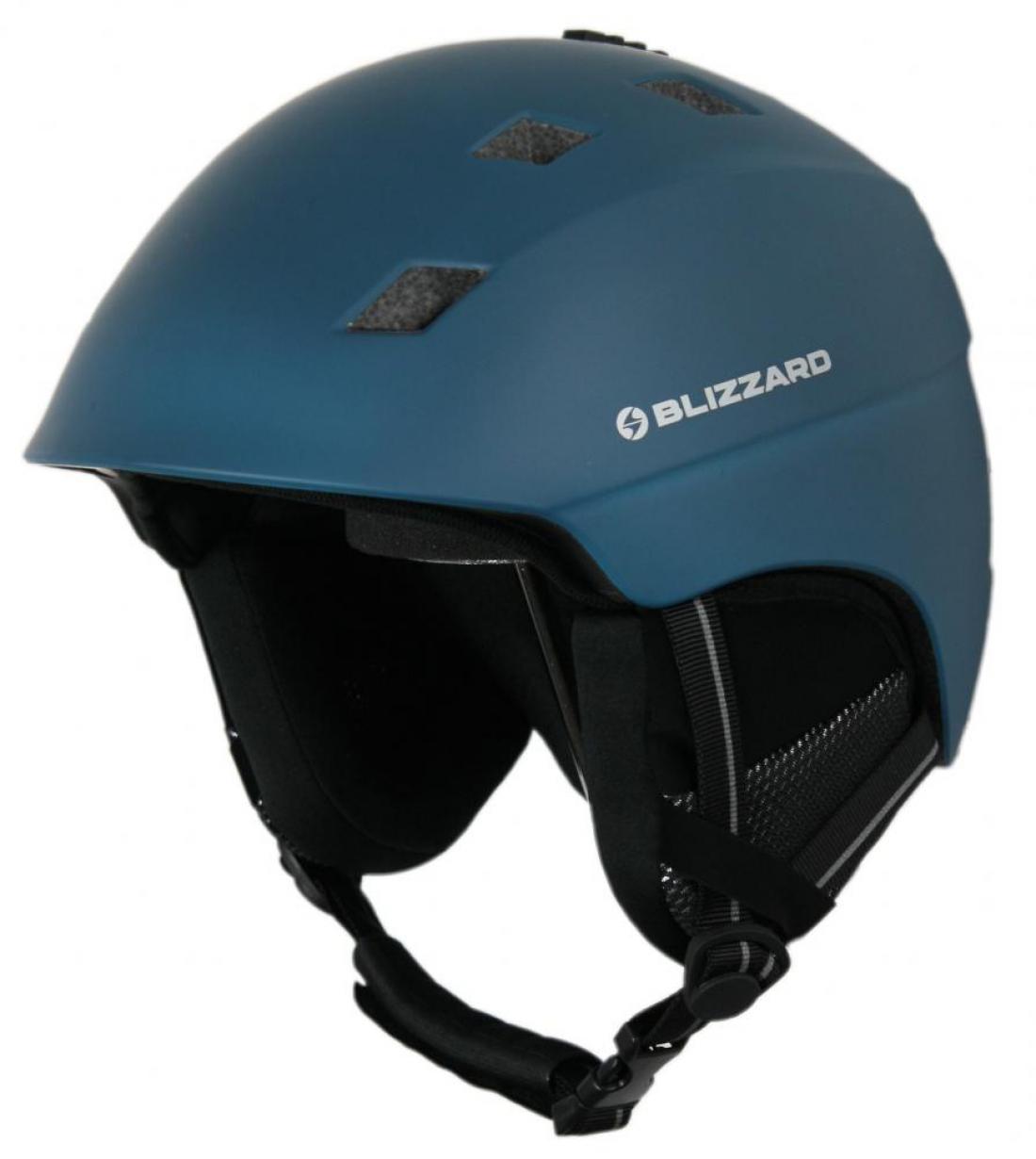 Wengen ski helmet, blue matt