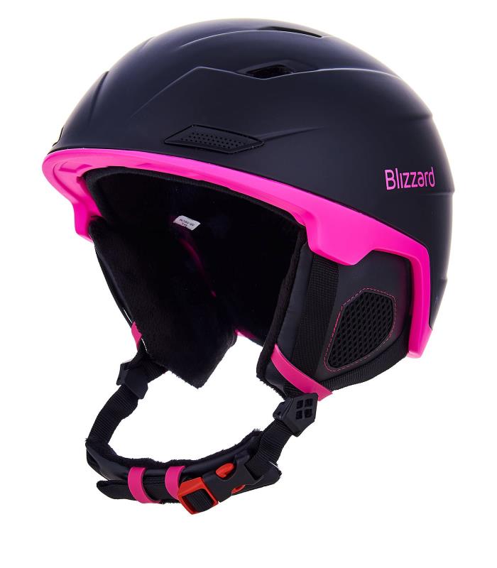 W2W Double ski helmet, black matt/magenta
