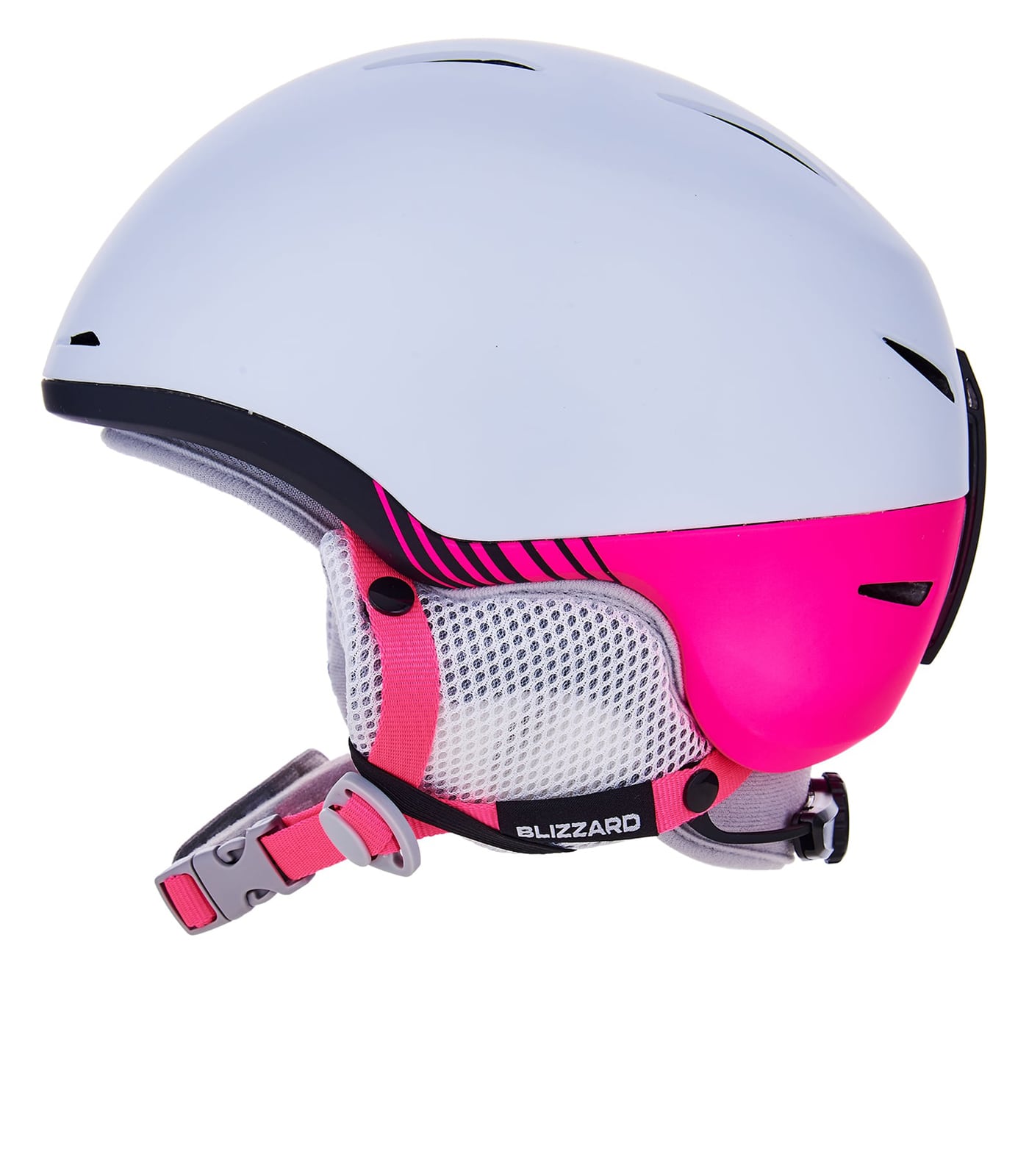 Viva Speed ski helmet junior, white matt/black matt/pink matt